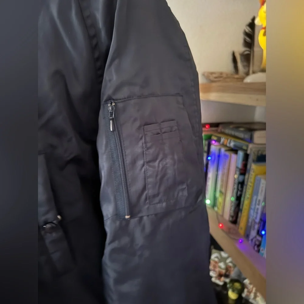 Men's 1970’s Sears Vintage Blue and Orange Snorkel Parka Coat